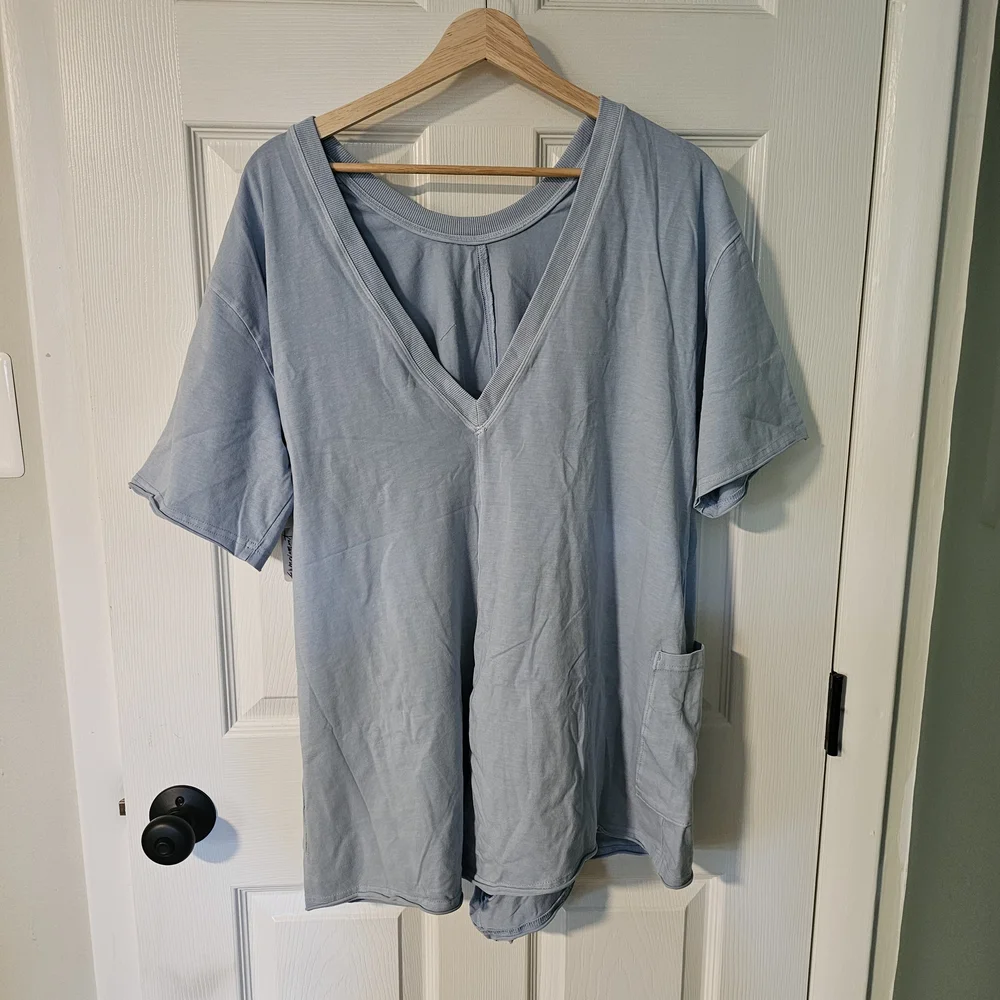 Free People Movement TEE ROMPER XS Steel - Picture 9 of 11